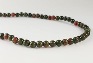 ST60-31 4mm Round Stone - Unakite